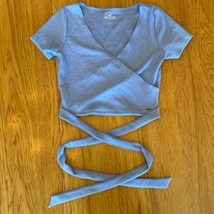 Wrap Around Tie front/back Top